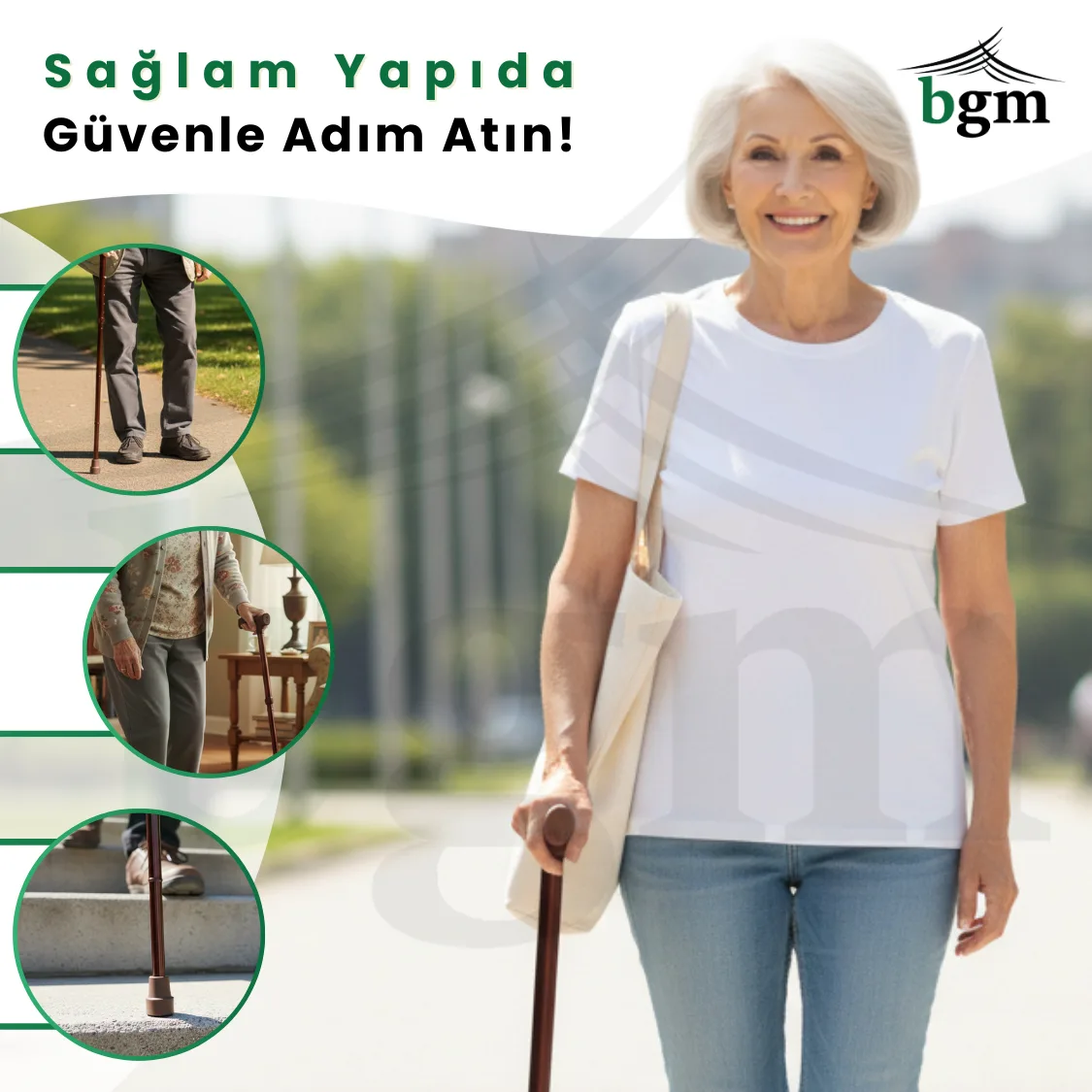 Baston Ayarlanabilir Denge Bastonu -Bronz- Asa Alüminyum Yüksek Kalite - Görsel 3