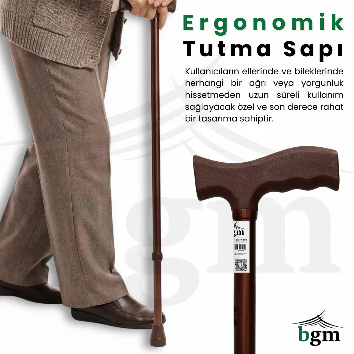 Baston Ayarlanabilir Denge Bastonu -Bronz- Asa Alüminyum Yüksek Kalite - Görsel 6