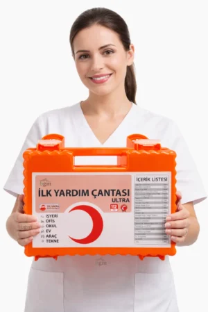 Ultra İlk Yardım Çantası Acil Müdahale Kiti Temel Malzemeler – Sert Kasa Duvara Monte Aparatlı