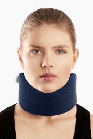 Sünger Boyunluk – Lacivert Ergonomik Servikal Boyun Destekleyici, Yumuşak Sünger Boyun Desteği, Nefes Alabilen Boyunluk Lacivert