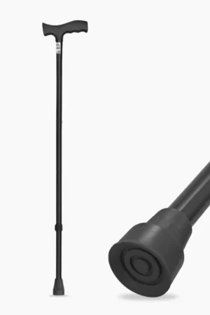 Baston Ayarlanabilir Denge Bastonu -Siyah- Asa Alüminyum Yüksek Kalite