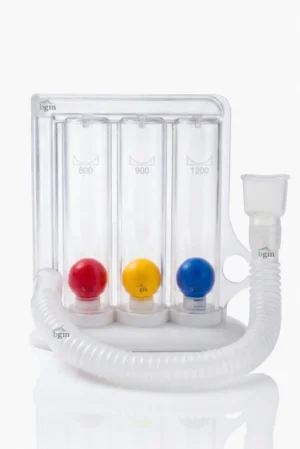 Triflo Solunum Egzersiz Cihazı – 3 Kademeli Nefes Kapasite Geliştirici/Egzersiz Spirometre