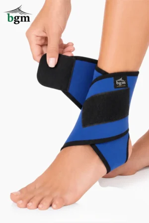 Basit Ayak Bilekliği Bandajı – 8 Bandajı Premium Neopren Ayak Bilekliği Desteği
