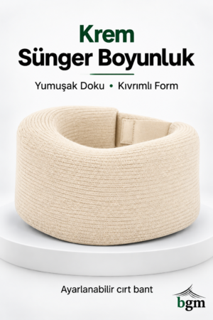 BGM Medikal Sünger Boyunluk - Krem