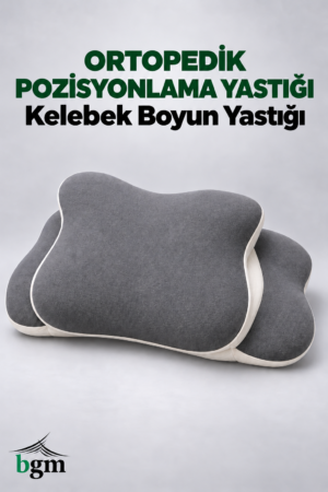 BGM Ortopedik Pozisyonlama Yastığı - Kelebek Yastık (Gri)