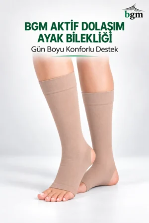 BGM Aktif Dolaşım Ayak Bilekliği – Elastik Kompresyon Bilekliği