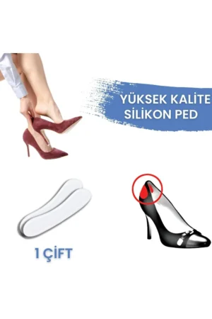 BGM Ayakkabı Vurma Önleyici Silikon Ped – Topuk Koruyucu (1 Çift)