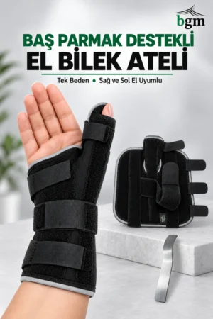 BGM Baş Parmak Destekli El Bilek Splinti – Sağ ve Sol El Uyumlu
