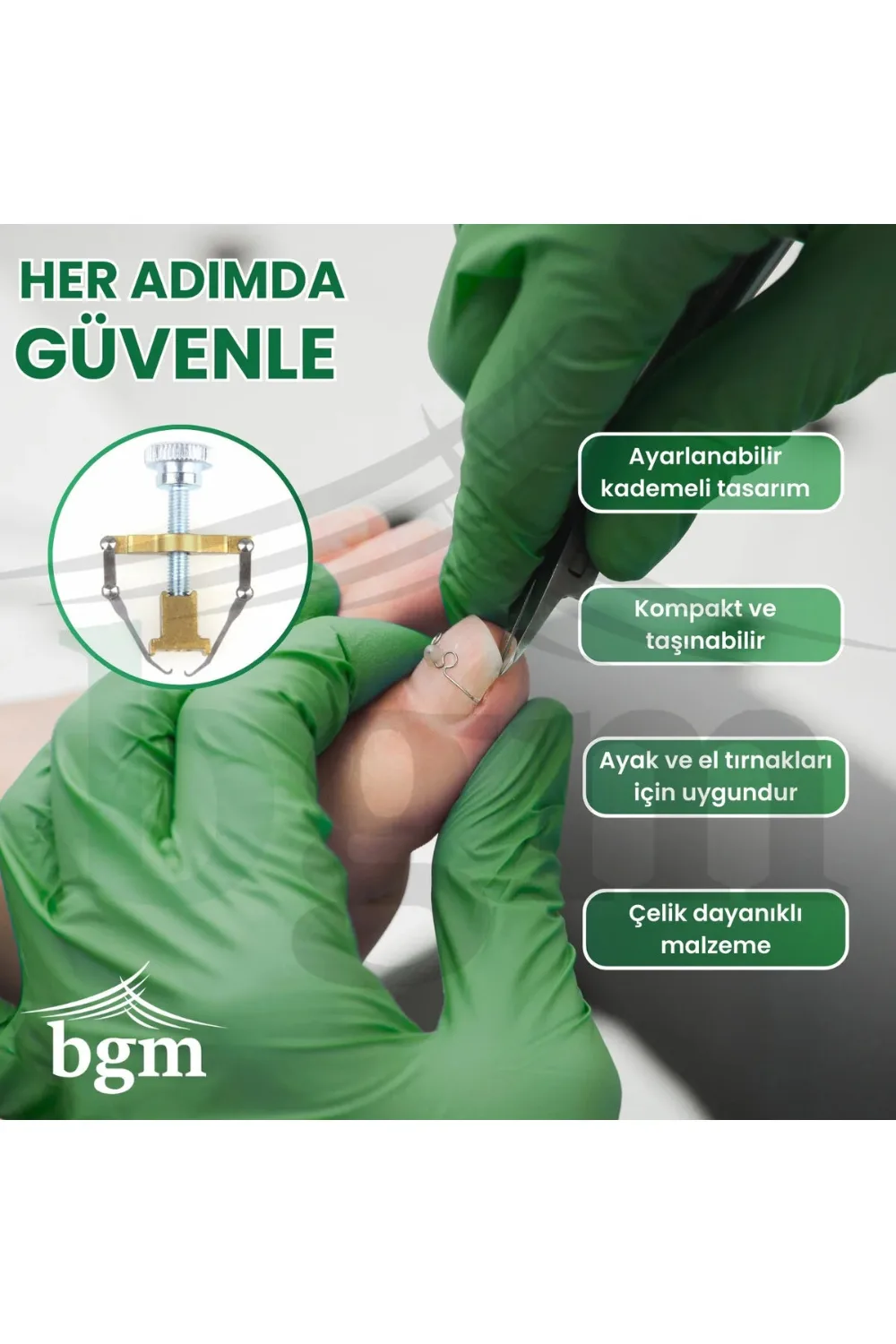 BGM Batık Tırnak Düzeltme Aparatı
