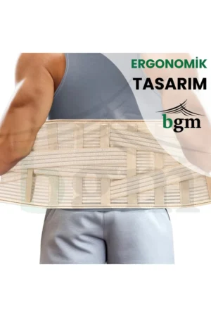 BGM Çelik Balenli Lumbosakral Korse – Bel Destek Korsesi