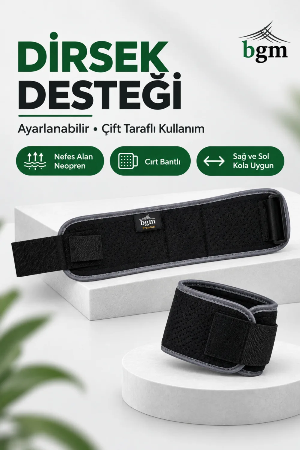 BGM Epikondilit Bandajı – Tenisçi ve Golfçü Dirseği Bandı