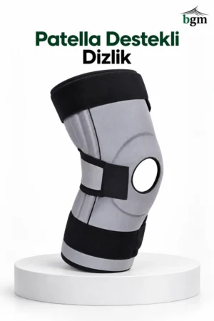 BGM Fleksible Balenli Patella ve Ligament Destekli Dizlik