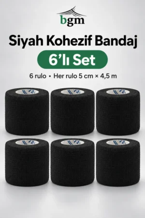 BGM Kendinden Yapışkanlı Elastik Bandaj (Coban) 5 cm x 4,5 m
