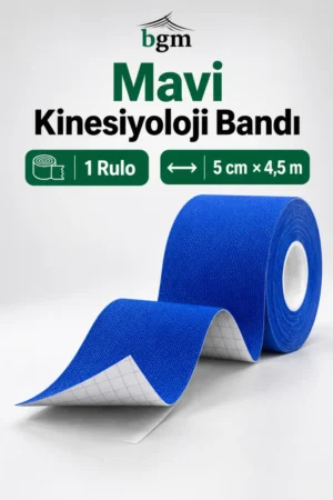 BGM Kinezyo Bant (Ağrı Bandı) 5 cm x 4,5 m – Renkli Sporcu Bandı