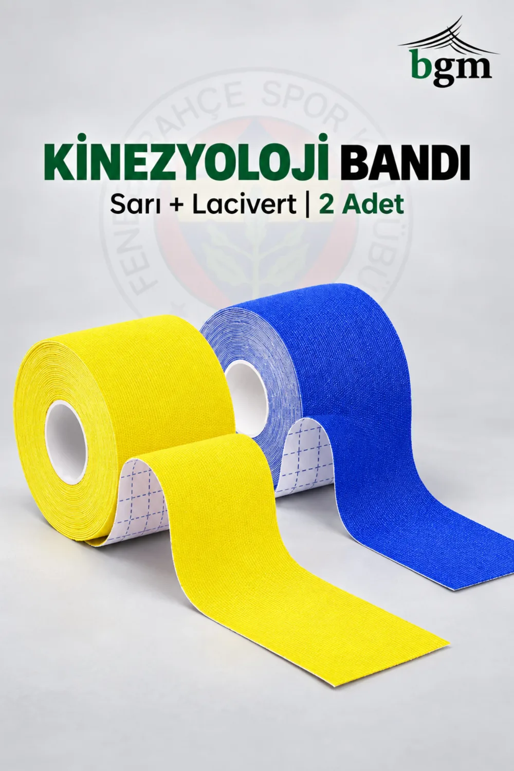 BGM Kinezyo Bant (Ağrı Bandı) 5 cm x 4,5 m – Renkli Sporcu Bandı
