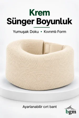 BGM Medikal Sünger Boyunluk - Krem