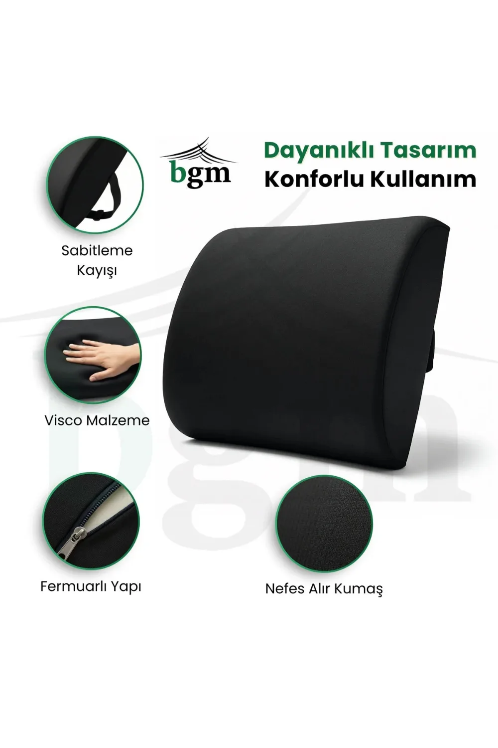 BGM Ortopedik Visco Bel Minderi (Memory Foam)