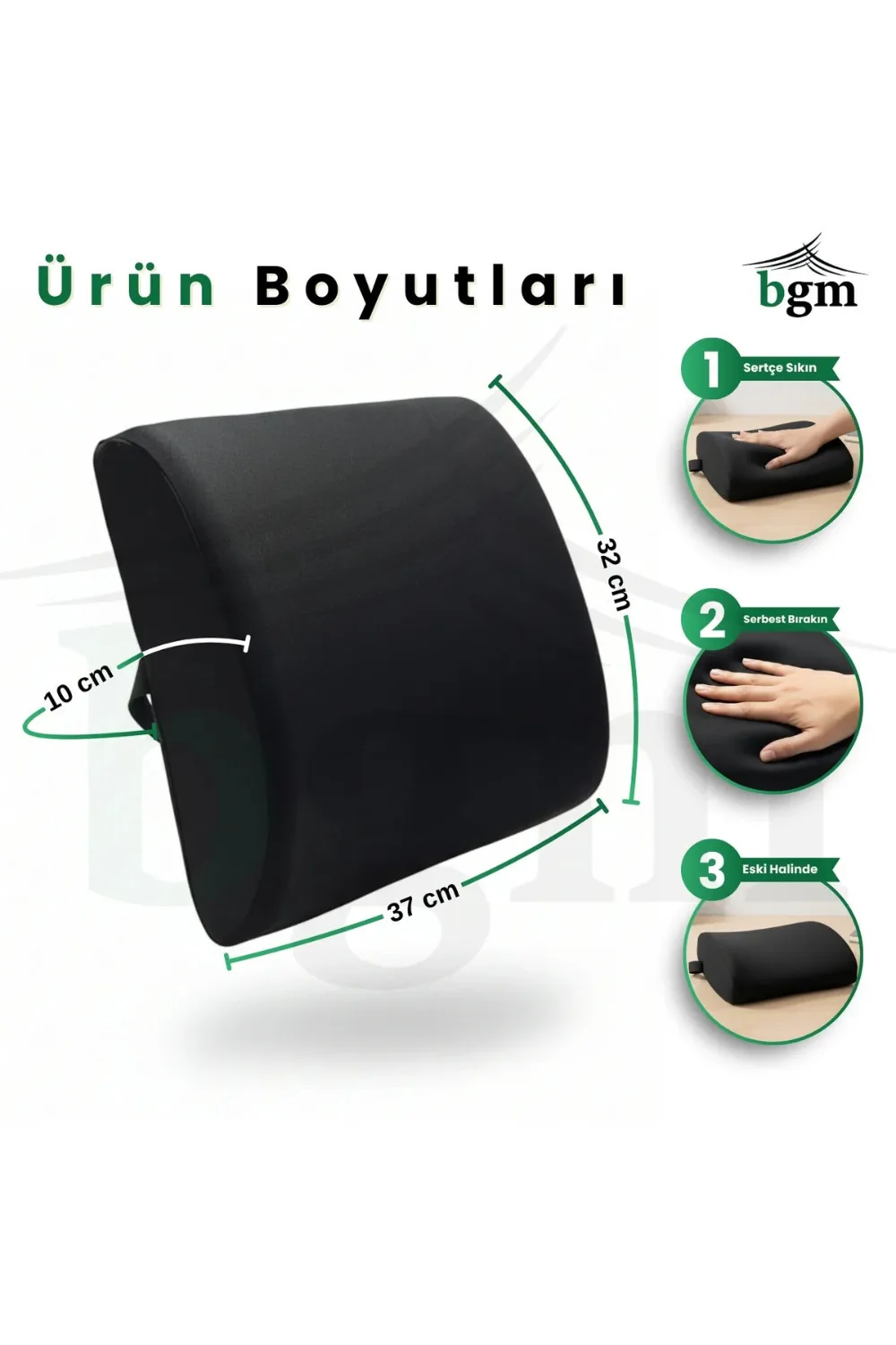 BGM Ortopedik Visco Bel Minderi (Memory Foam)