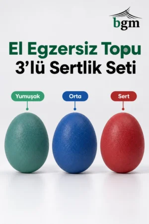 BGM Silikon El Egzersiz Topu – Fizik Tedavi ve El Güçlendirme Topu