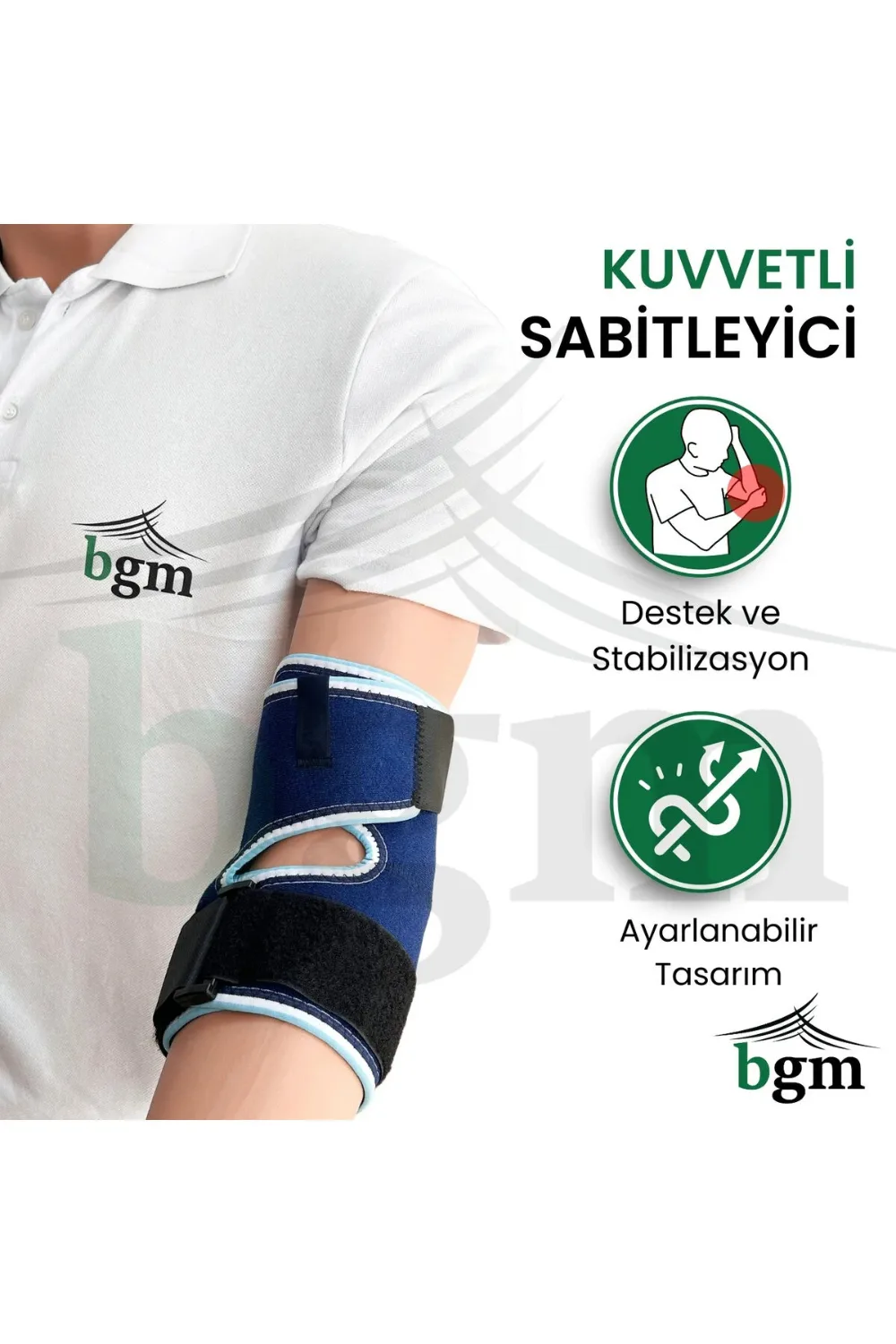 BGM Uzun Epikondilit Bandajı – Ortopedik Dirseklik