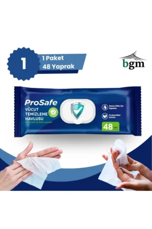 Prosafe Vücut Temizleme Havlusu – Islak Mendil (48 Yaprak)